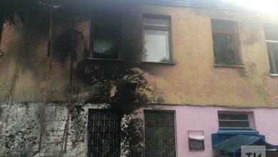 Фото - Сильный пожар произошел в одном из детских садов Бугульмы